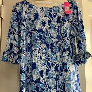 NWT Waverly Ruffle Top